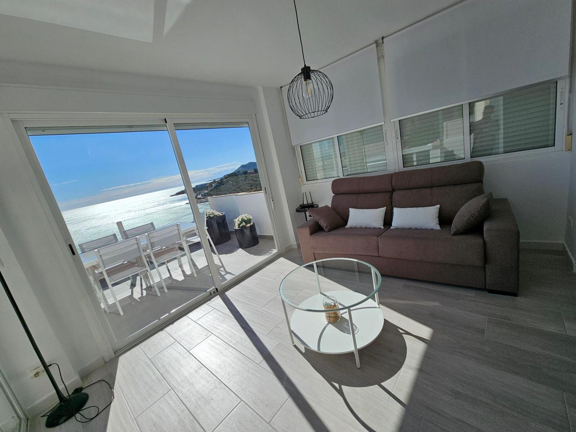 Fantastico Duplex Con Vistas Impresionantes Al Mar Apartment Peniscola Bagian luar foto