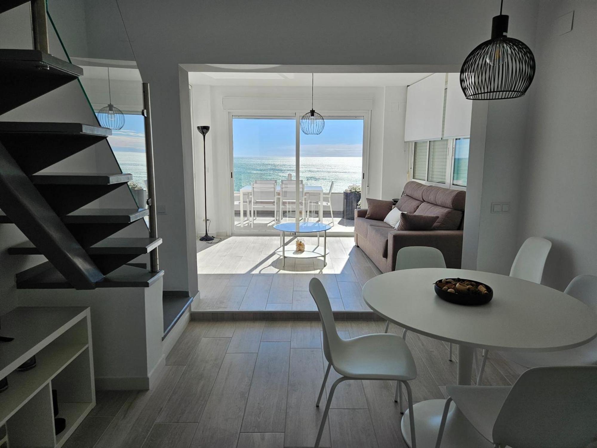 Fantastico Duplex Con Vistas Impresionantes Al Mar Apartment Peniscola Bagian luar foto