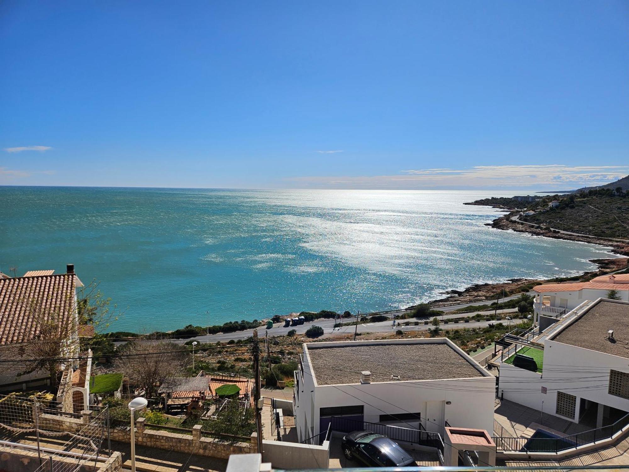 Fantastico Duplex Con Vistas Impresionantes Al Mar Apartment Peniscola Bagian luar foto