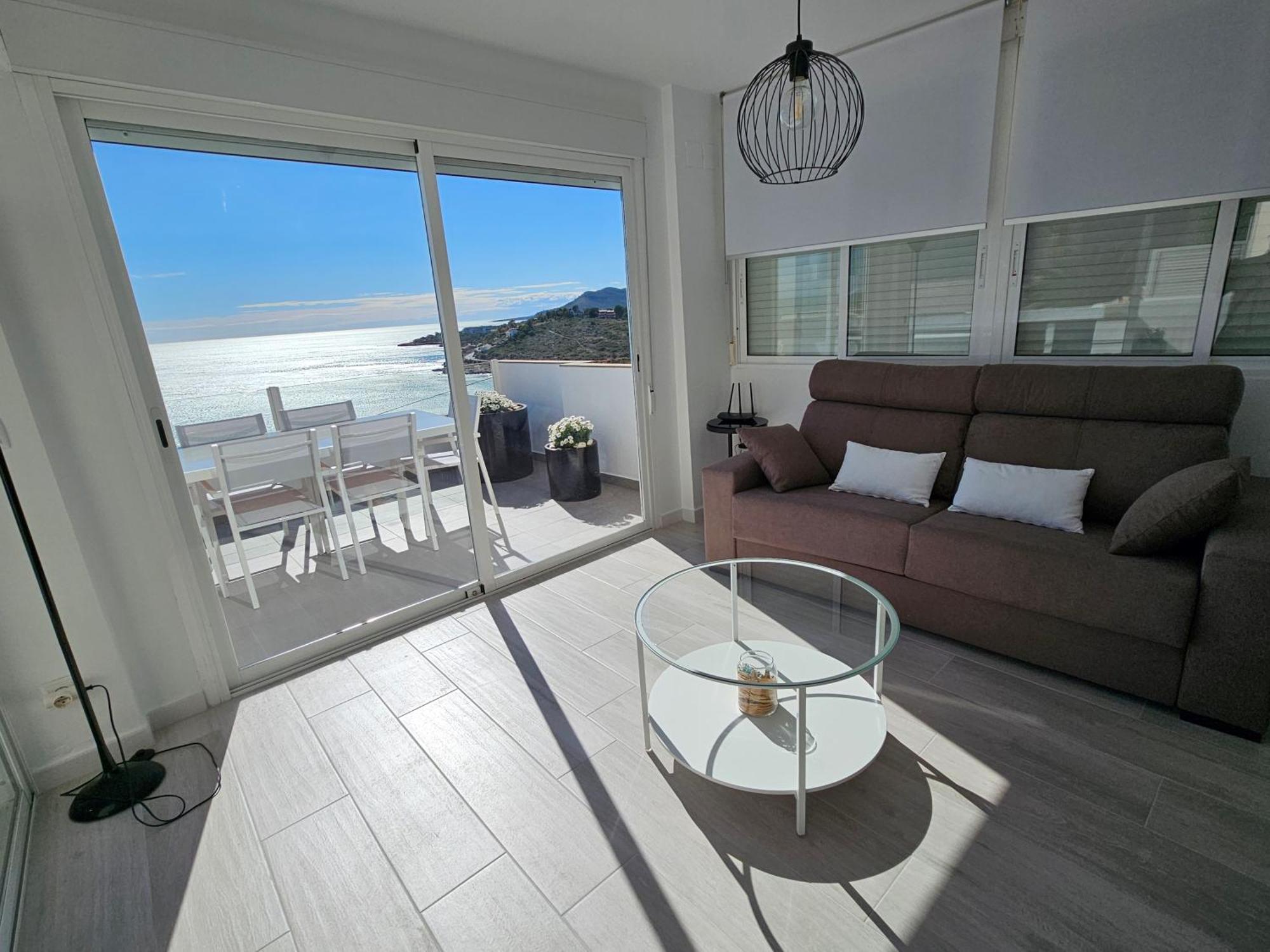 Fantastico Duplex Con Vistas Impresionantes Al Mar Apartment Peniscola Bagian luar foto