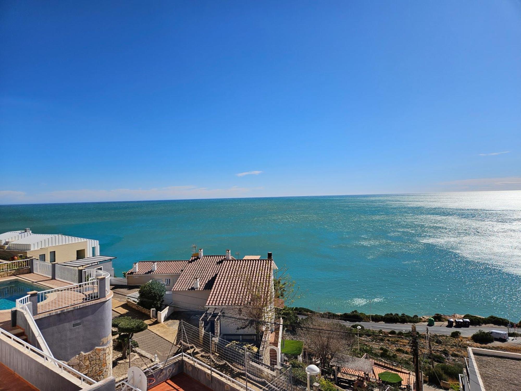 Fantastico Duplex Con Vistas Impresionantes Al Mar Apartment Peniscola Bagian luar foto