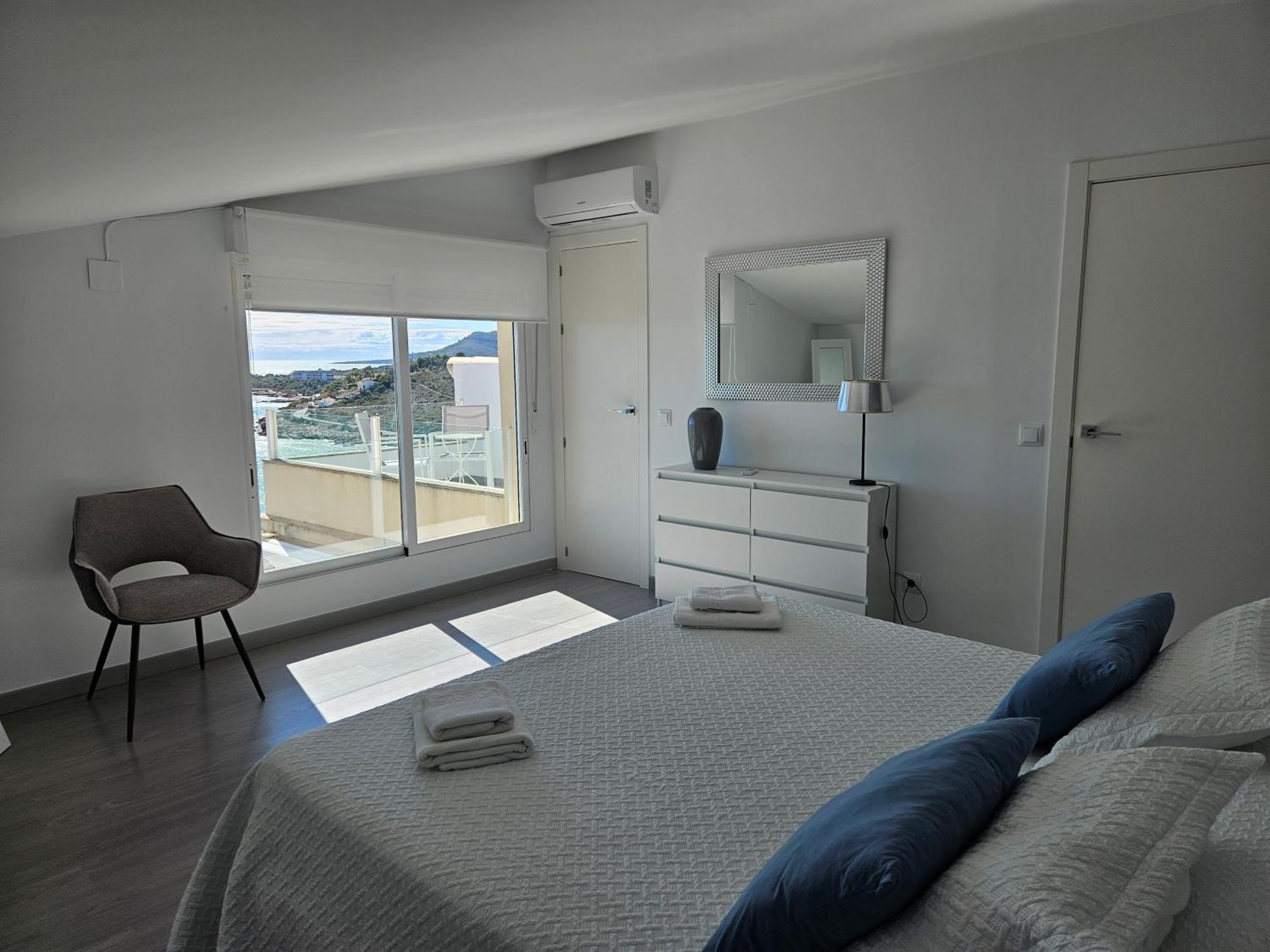Fantastico Duplex Con Vistas Impresionantes Al Mar Apartment Peniscola Bagian luar foto